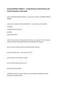 Nursing NURS401 Midterm &ndash; Comprehensive Content Review and Practice Questions Study Guide