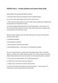 NURS401 Quiz 2 &ndash; Practice Questions and Answers Study Guide