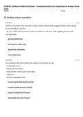 CNUR401 &lpar;Horbach & Allen&rpar; Final Exam &ndash; Comprehensive Practice Questions and Answers Study Guide