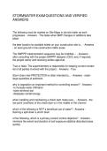 STORMWATER EXAM QUESTIONS AND VERIFIED ANSWERS