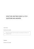 MGMT 485 Van Tran Exam 3 La Tech questions and answers