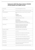 ABSN  Bundled Exam Questions WITH  CORRECT Answers