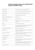 National Guardianship   Bundled Exam Questions WITH  CORRECT Answers