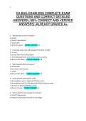 CA BAIL EXAM 2026 COMPLETE EXAM &NewLine;QUESTIONS AND CORRECT DETAILED &NewLine;ANSWERS &lpar;100&percnt; CORRECT AND VERIFIED &NewLine;ANSWERS&rpar; &vert;ALREADY GRADED A&plus;