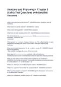Anatomy and Physiology  Chapter 3 &lpar;Cells&rpar; Test Questions with Detailed Answers