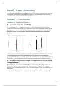 Samenvatting experimenteel onderzoek - Thema 2