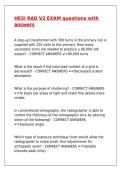 HESI RAD V2 EXAM questions with answers