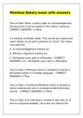 Montana Notary exam with answers
