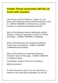 Insider Threat Awareness INT101&period;16 exam with answers&period;