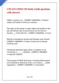 CM 2215 OSHA 510 Study Guide questions with answers