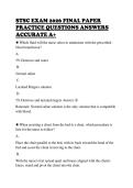STSC EXAM 2026 FINAL PAPER&NewLine;PRACTICE QUESTIONS ANSWERS&NewLine;ACCURATE A&plus;