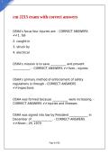 cm 2215 exam with correct answers