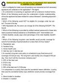 PEARSON VUE TEXAS LIFE AND HEALTH INSURANCE TEST QUESTIONS A&plus; VERIFIED LATEST VERSION