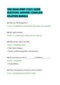 TIMS EXAM PREP STUDY GUIDE&NewLine;QUESTIONS ANSWERS COMPLETE&NewLine;SOLUTION BUNDLE