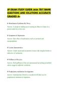 3P EXAM STUDY GUIDE 2026 TEST BANK&NewLine;QUESTIONS AND SOLUTIONS ACCURATE&NewLine;GRADED A&plus;