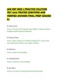 68W EMT MOD 4 PRACTICE SOLUTION&NewLine;TEST 2026 TRUSTED QUESTIONS AND&NewLine;VERIFIED ANSWERS FINAL PREP GRADED&NewLine;A&plus;