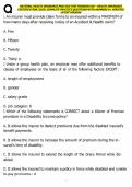 NATIONAL HEALTH INSURANCE PRACTICE TEST PEARSON VUE &ndash; HEALTH INSURANCE CERTIFICATION &lpar;2025&rpar; COMPLETE PRACTICE QUESTIONS WITH ANSWERS A&plus; VERIFIED LATEST VERSION