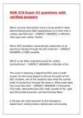 NUR 376 Exam -2 questions with verified answers&comma;