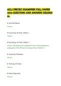 ACLS PRETEST EXAMPREP FULL PAPER&NewLine;2026 QUESTIONS AND ANSWERS GRADED&NewLine;A&plus;