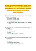 MO-Valley Test Comprehensive Resource To Help You Ace &NewLine;2026-2027 Exams Includes Frequently Tested Questions &NewLine;With ELABORATED 100&percnt; Correct COMPLETE SOLUTIONS &NewLine;Guaranteed Pass First Attempt&excl;&excl; Current Update&excl;&excl; &NewLine;Instant Download Pdf 