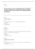 microeconomics EXAM A&plus; GRADE ASSURED COMPLETE SOLUTIONS AND VERIFIED ANSWERS