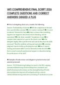 VATI COMPREHENSIVE FINAL SCRIPT 2026&NewLine;COMPLETE QUESTIONS AND CORRECT&NewLine;ANSWERS GRADED A PLUS