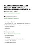 VATI PHARM PROCTORED EXAM&NewLine;2026 TEST BANK COMPLETE&NewLine;QUESTIONS SOLUTIONS GRADED A&plus;