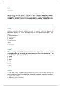 med surg EXAM A&plus; GRADE ASSURED COMPLETE SOLUTIONS AND VERIFIED ANSWERS