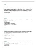 med surg EXAM A&plus; GRADE ASSURED COMPLETE SOLUTIONS AND VERIFIED ANSWERS