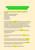 NSG 123 EXAM 5 REVIEW 2025 EXAM QUESTIONS &NewLine;WITH  COMPLETE SOLUTIONS &sol;&sol; 100&percnt; PASS 