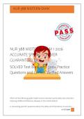 NUR 388 MIDTERM EXAM 1 2026 &NewLine;ACCURATE SPRING-SUMMER &NewLine;GUARANTEED PASS  &NewLine;SOLVED Test Bank with 200&plus; Practice &NewLine;Questions and Correct Verified Answers 
