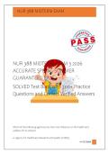 NUR 388 MIDTERM EXAM 3 2026 &NewLine;ACCURATE SPRING-SUMMER &NewLine;GUARANTEED PASS  &NewLine;SOLVED Test Bank with 200&plus; Practice &NewLine;Questions and Correct Verified Answers &NewLine; 