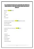 ITIL 4 FOUNDATION EXAM &vert;ACTUAL QUESTIONS AND VERIFIED ANSWERS&vert;GRADED A&plus;&vert;PASS FIRST ATTEMPT&vert;BRAND NEW 2026 UPDATE&excl;&excl;&excl;&excl;&excl;&excl;&excl;