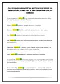 ITIL 4 FOUNDATION EXAM &vert;ACTUAL QUESTIONS AND VERIFIED ANSWERS&vert;GRADED A&plus;&vert;PASS FIRST ATTEMPT&vert;BRAND NEW 2026 UPDATE&excl;&excl;&excl;&excl;&excl;&excl;&excl;