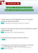 Straighterline - Bio 101 Final Exam Study Guide&NewLine;Questions and Answers &lpar;Verified Revised Full Exam&rpar;