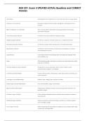 NUR 239   Bundled Exam Questions WITH  CORRECT Answers