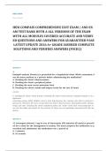 HESI exit EXAM A&plus; GRADE ASSURED COMPLETE SOLUTIONS AND VERIFIED ANSWERS