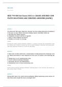 HESI exit EXAM A&plus; GRADE ASSURED COMPLETE SOLUTIONS AND VERIFIED ANSWERS