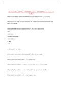 Cleveland Clinic EKG Test &vert; UPDATED Questions with 100&percnt; Correct Answers &vert; Verified&NewLine;