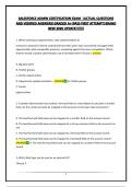 SALESFORCE ADMIN CERTIFICATION EXAM  &vert;ACTUAL QUESTIONS AND VERIFIED ANSWERS&vert;GRADED A&plus;&vert;PASS FIRST ATTEMPT&vert;BRAND NEW 2026 UPDATE&excl;&excl;&excl;&excl;&excl;&excl;&excl;&NewLine;