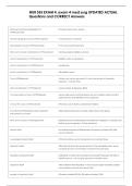 NUR 355    Bundled Exam Questions WITH  CORRECT Answers