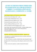 ATI RN Nutrition Proctored Exam 2026 NGN&colon; 200 Questions&comma; Answers & Rationales &vert; Complete Review