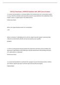 CM 4211 Final Exam &vert; UPDATED Questions with 100&percnt; Correct Answers&NewLine;