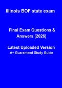 Illinois BOF State Exam 2026 &vert; Firefighter Certification Study Guide & Practice Questions PDF