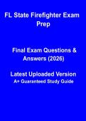 Florida State Firefighter Exam Prep &vert; Certification Study Guide & Practice Questions PDF