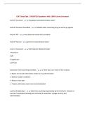 CMT State Test &vert; UPDATED Questions with 100&percnt; Correct Answers&NewLine;