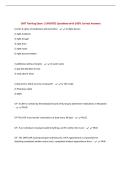 CMT Training Exam &vert; UPDATED Questions with 100&percnt; Correct Answers&NewLine;