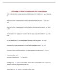 Li&sol;LE Module 5 &vert;UPDATED Questions with 100&percnt; Correct Answers&NewLine;