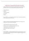 NGR 6172 Quiz 6 &vert; UPDATED Questions with 100&percnt; Correct Answers&NewLine;