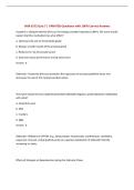 NGR 6172 Quiz 7 &vert; UPDATED Questions with 100&percnt; Correct Answers&NewLine;